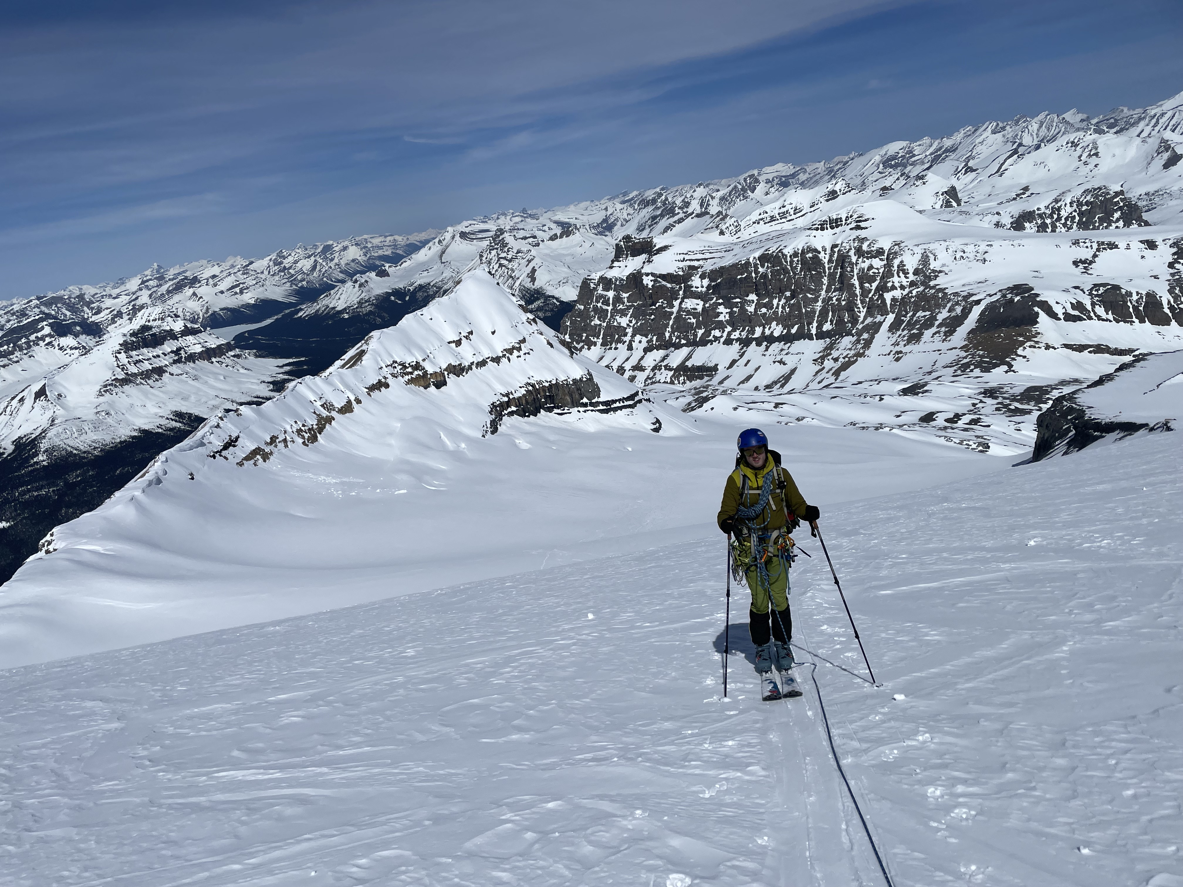 Roping up for the glacier